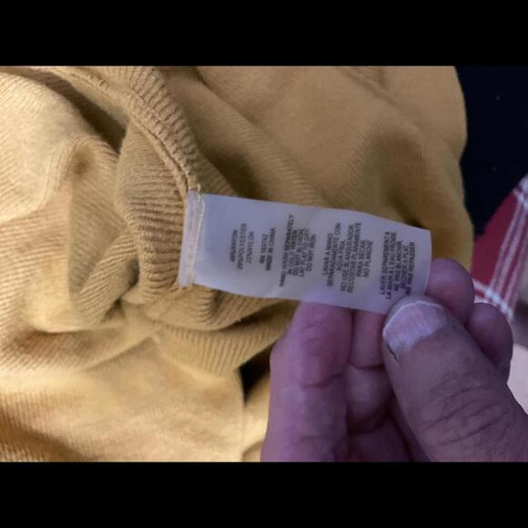 COPY - Vila Milano Cozy Oversized Long Sleeve Top in Mustard Yellow Large - Picture 10 of 10